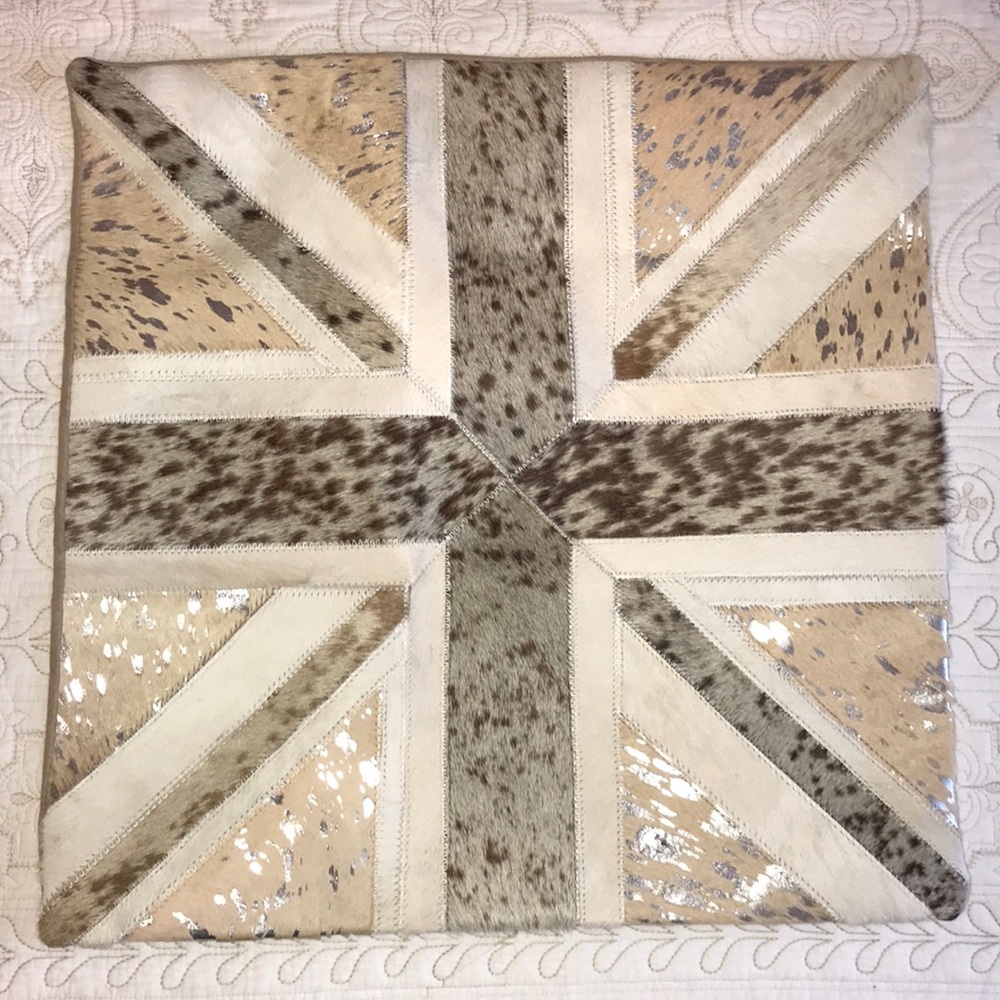 COWHIDE pillow cover